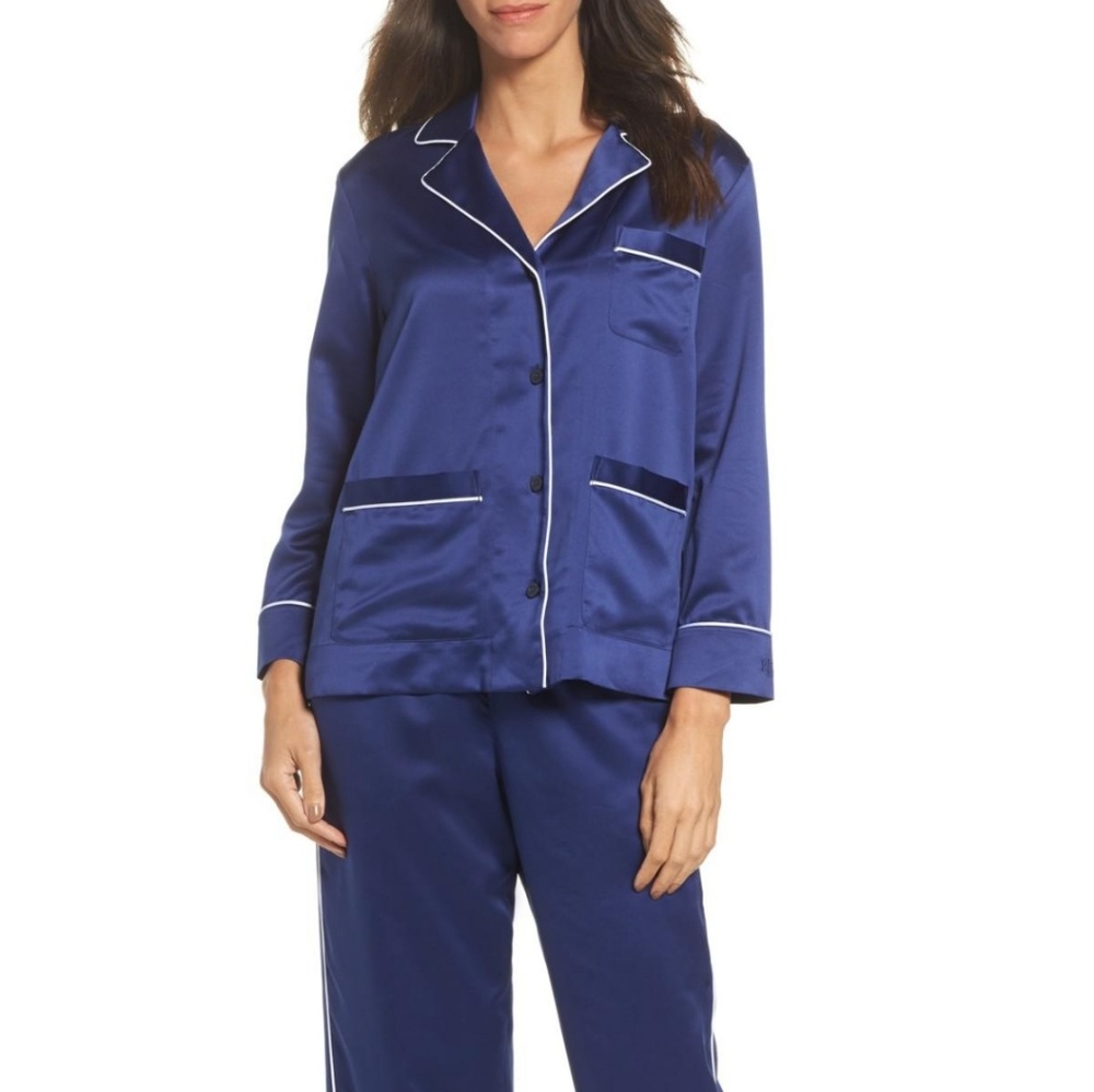 Ralph Lauren 2pc Satin Pajama Pant Set